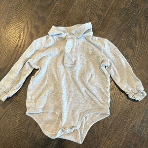 Ralph Lauren Bodysuit 12m Grey